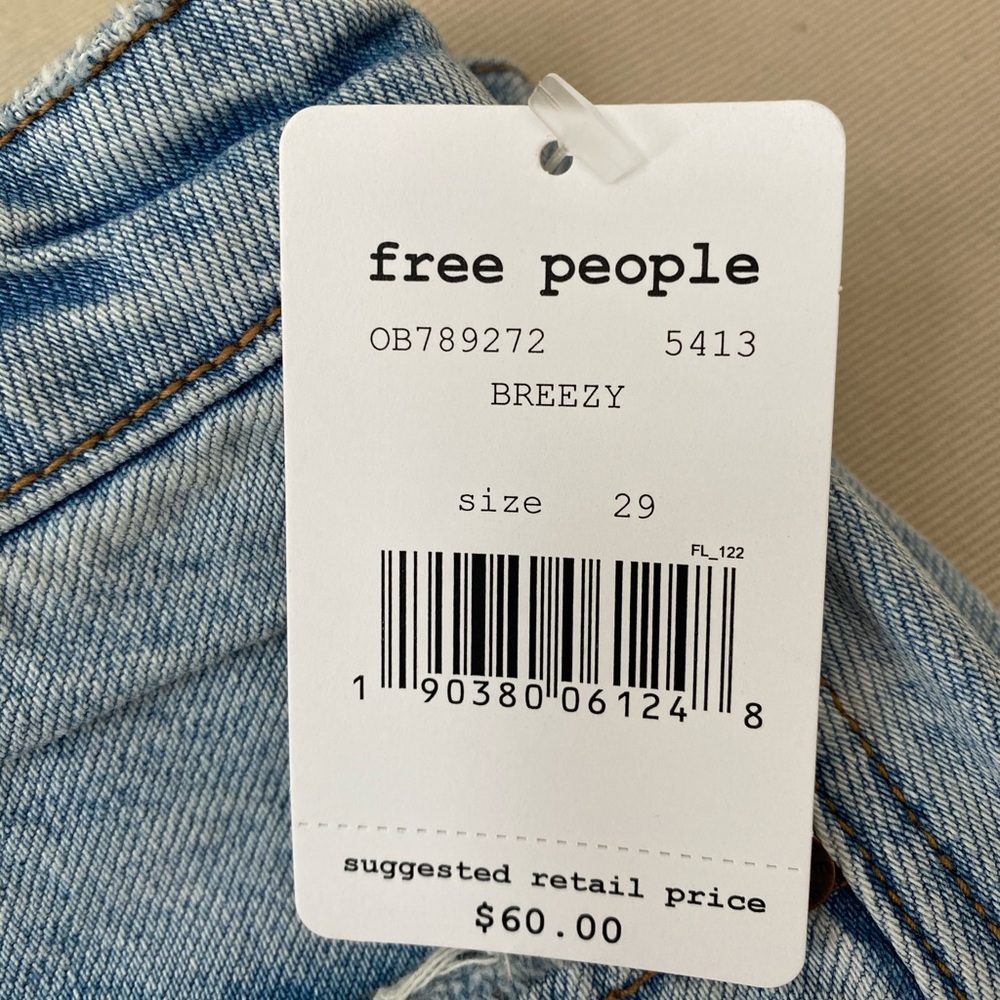Free People A-Line Denim Skirt - Picture 6 of 8